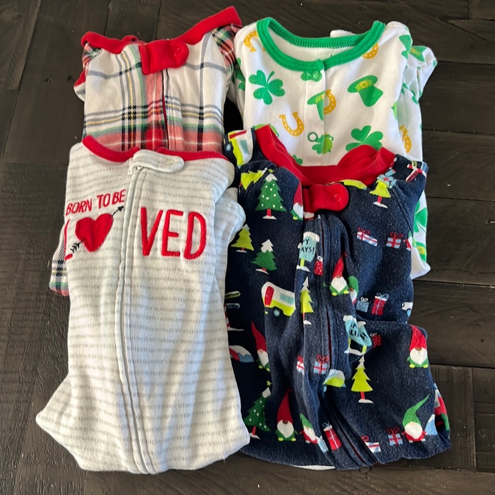 4pk Footie Pajama’s